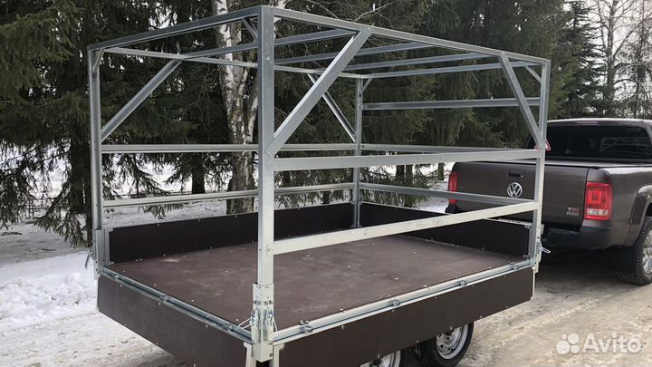 Прицеп сст 7132-20 (без тента и дуг)