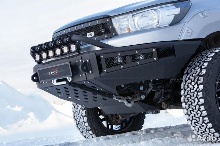 Бампер BMS alfa Тойота Хайлюкс Рево 2015+