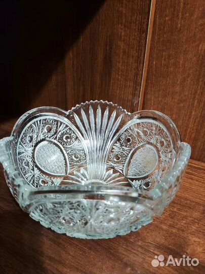 Конфетница ваза хрусталь
