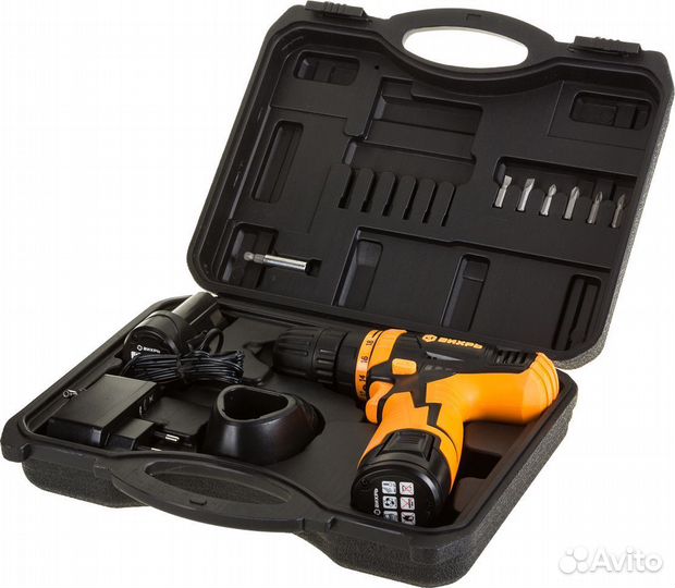 Дрель-шуруповерт аккумуляторная да-12Л-2К Вихрь