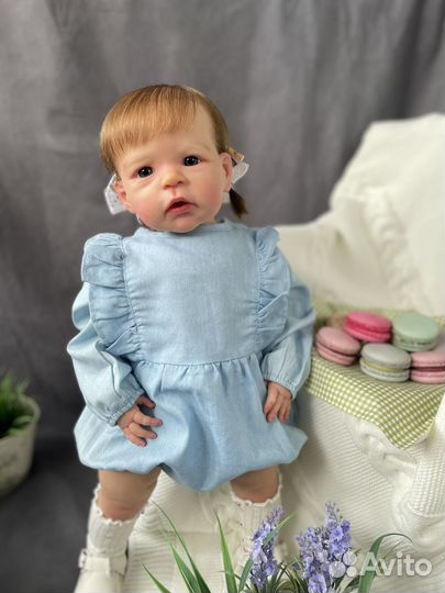 Кукла реборн Сенди оригинал 65см