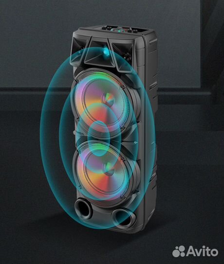 Караоке Bluetooth колонка с микрофоном ZQS8210