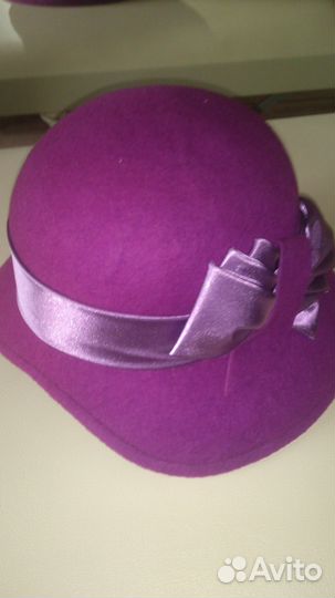 Шляпа женская фетровая