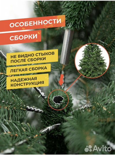 Елка искусственная новогодняя премиум 150см