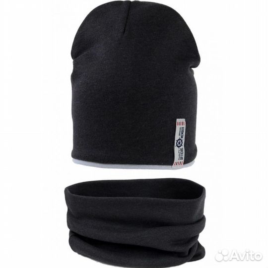 Комплект шапка и снуд 46-48 (1-3 года)