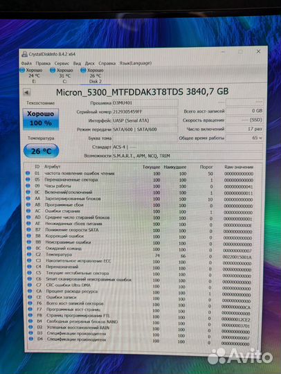 SSD Micron 5300 PRO 4tb