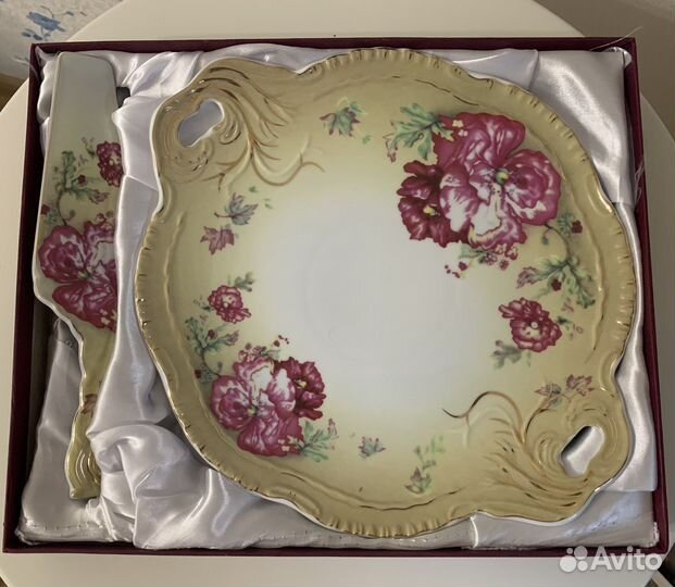 Блюдо для торта фарфор