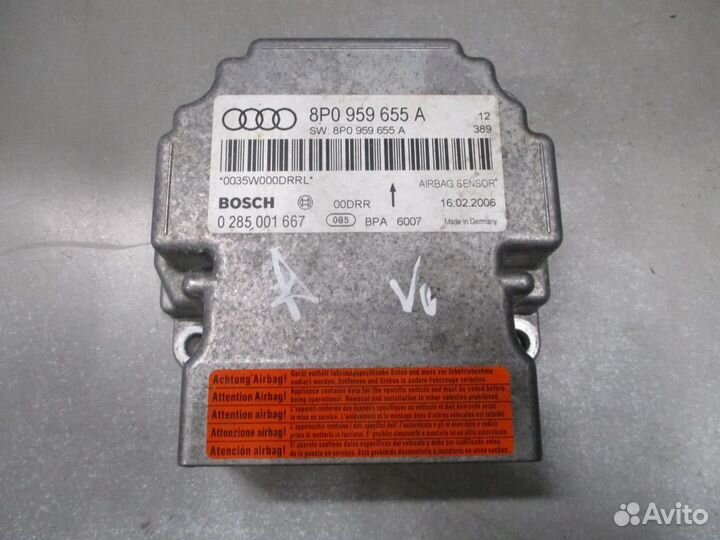 Блок управления AIR BAG Audi A3 (8P) 2004-2013