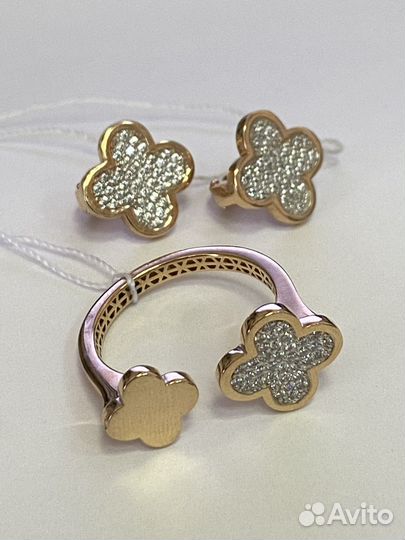 Золотые серьги