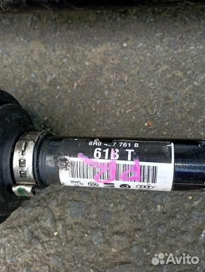 Привод левый Volkswagen polo 5 rapid audi a