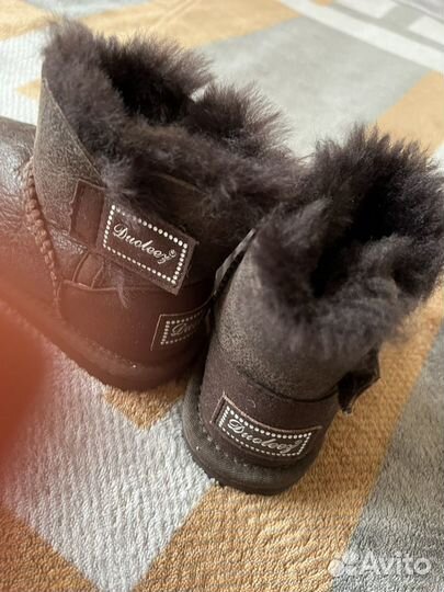 Ugg угги детские 16,5см с нат овчиной кожа