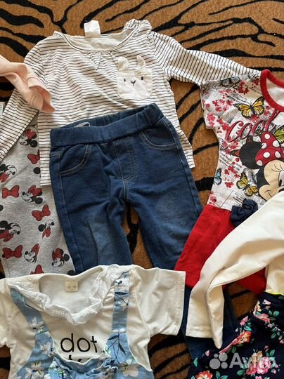 Вещи на девочку пакетом 80 размер