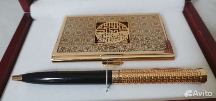 Подарочный набор verdie ручка и визитница