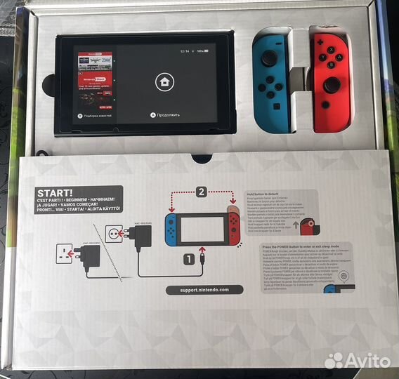 Nintendo Switch 32 Gb RingFit Adventure Neon