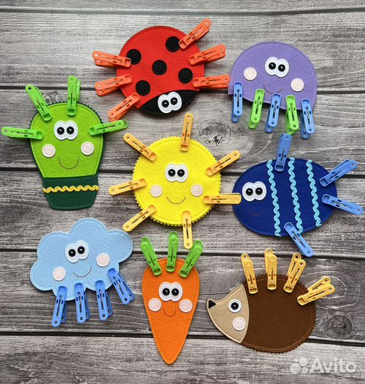 Развивающая игра из фетра