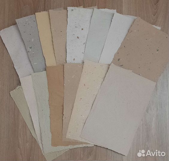 Набор бумаги ручного литья, 10 листов