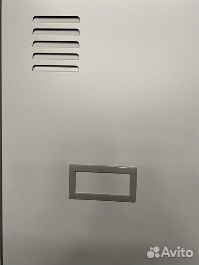 Шкаф металлический для одежды + полки под обувь, в