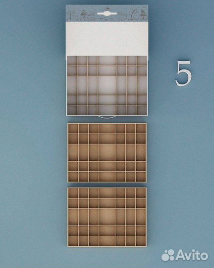 Коробка для хранения елочных игрушек №1 для шаров