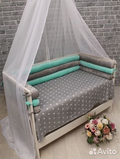 Продам бортики для детской кровати