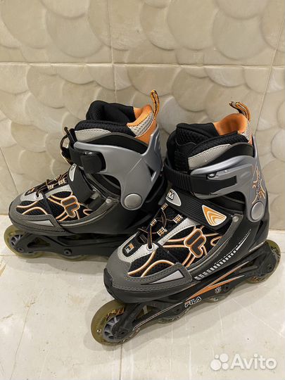 Ролики детские Fila X-One со шлемом и защитой