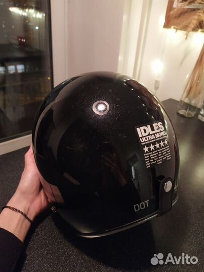 Мотошлем открытый ретро