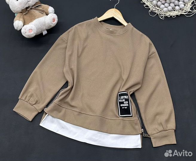 Классная кофта для девочки, 134-158