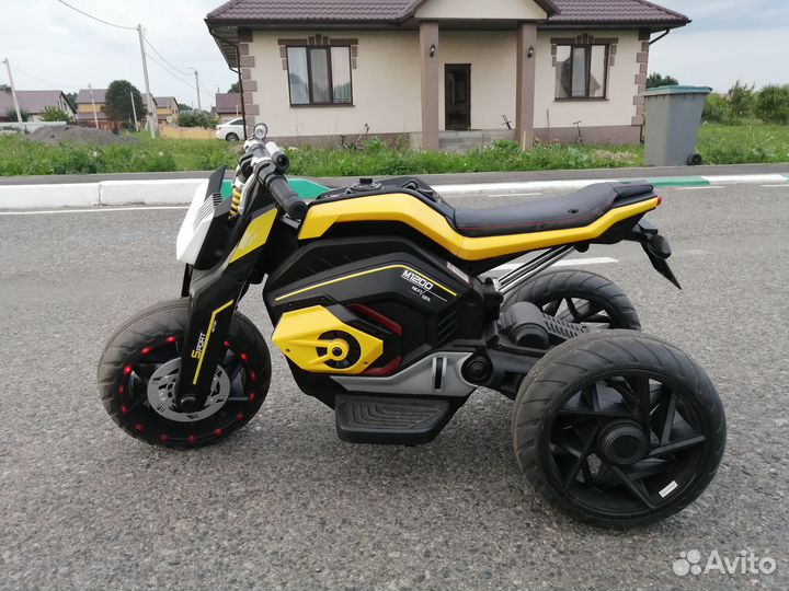 Детский электромобиль мотоцикл бу