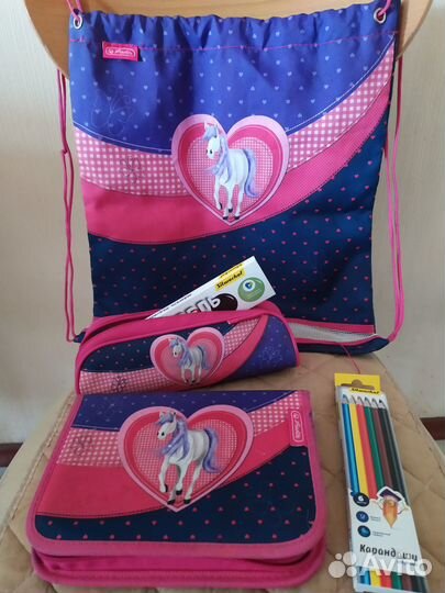 Орто-рюкзак Herlitz Sporti с наполнением б\у школа