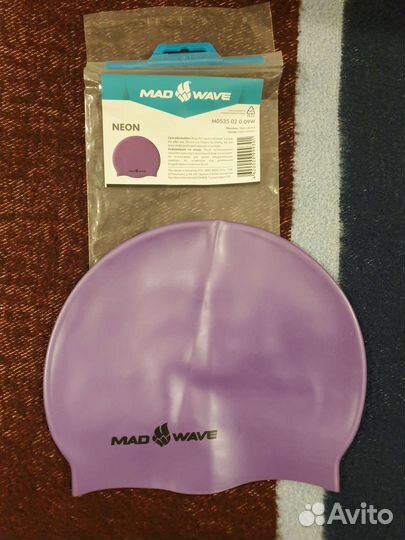 Шапочка для плавания силиконовая Mad Wave