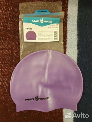 Шапочка для плавания силиконовая Mad Wave