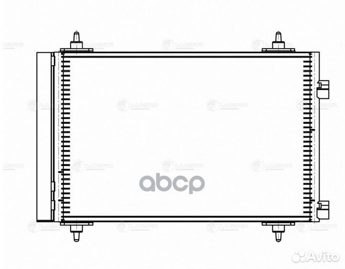 Радиатор кондиц. для а/м Peugeot/Citroen 307 (0