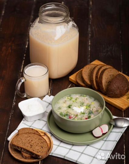 Квас белый (ржаной ) собственного приготовления