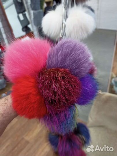Помпоны меховые Арт.Пм19