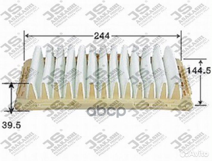 Фильтр воздушный a3019 JS Asakashi