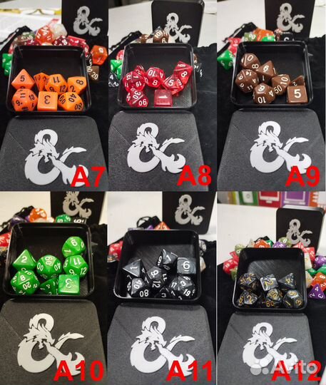 Кубы, кубики дайсы в премиальном подарочном боксе