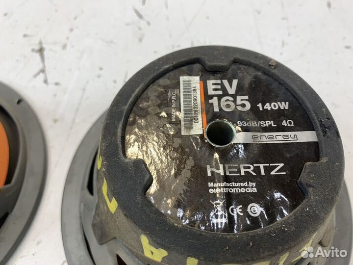Динамики Hertz ev165 140w