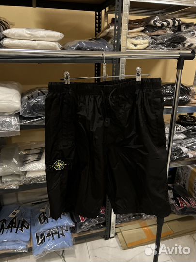 Шорты Stone Island (Серый и Черный)