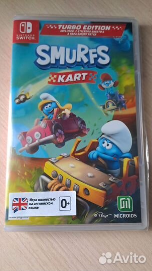 Картридж для Nintendo switch Smurfs kart