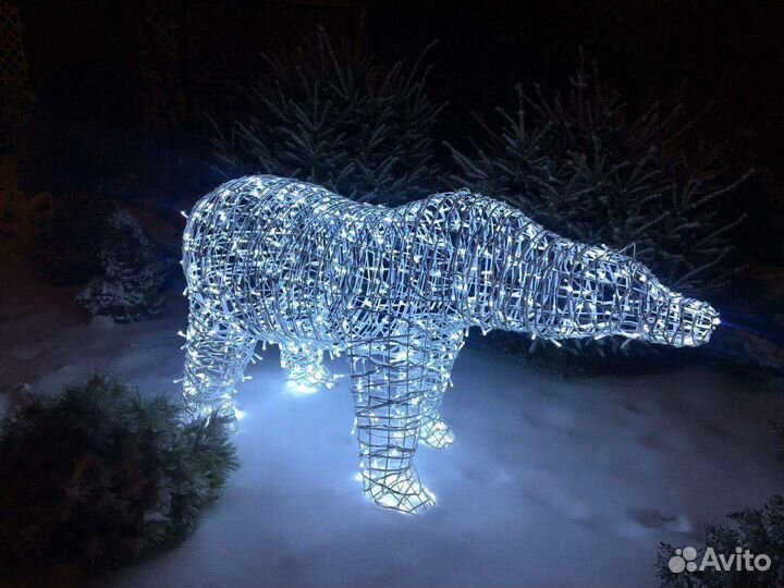 Олень светодиодный