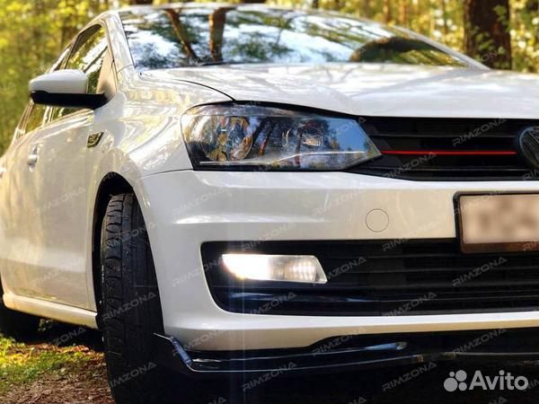 Литые диски work R17 на Volkswagen polo