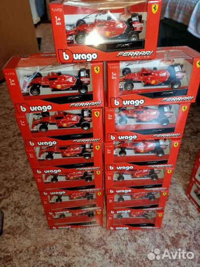 Bburago 1 43 формула 1 Mercedes & Ferrari