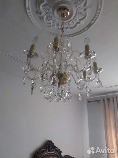 Люстра хрустальная чехия