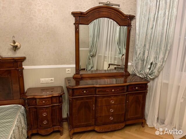 Спальный гарнитур массив купить в Москве | Товары для дома и дачи | Авито