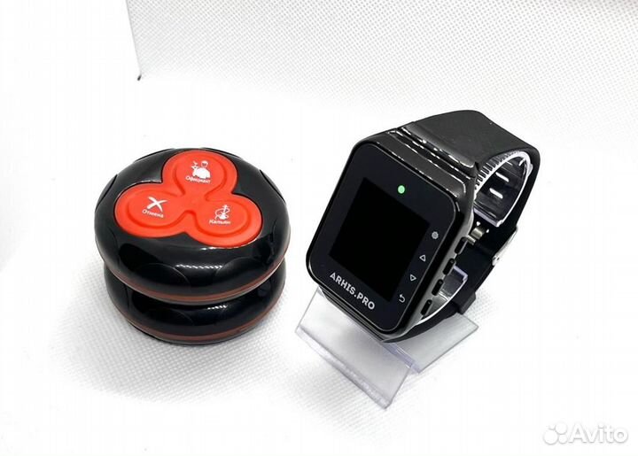 Кнопка вызова официанта с часами для кафе, баров