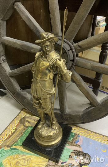 Статуэтка Дон Кихот. Бронза 59 см