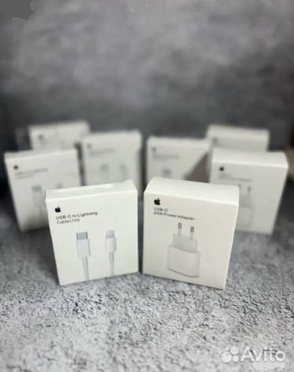 Зарядка на iPhone 20w(блок или кабель)