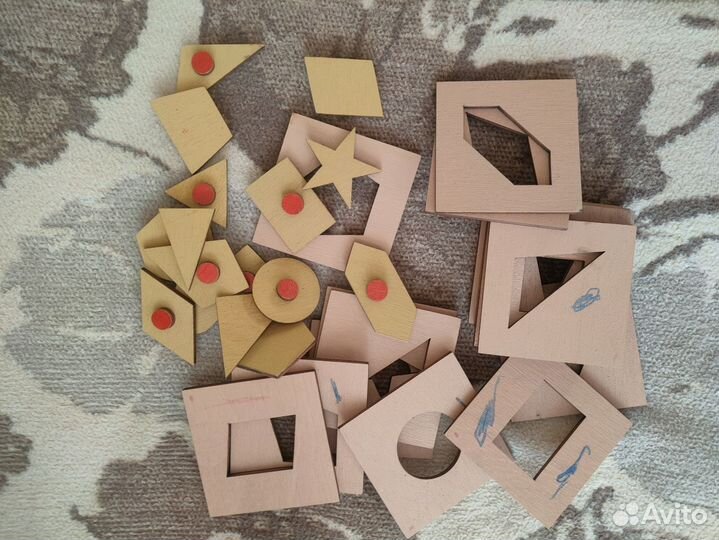 Рамки вкладыши Монтессори для детей