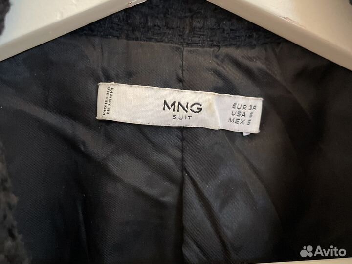 Твидовый пиджак Mango