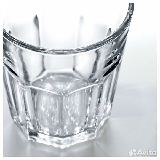Покал Икеа стакан, прозрачное стекло, 6шт