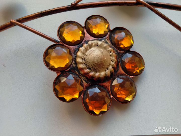 Новая вешалка настенная на 5 крючков металл